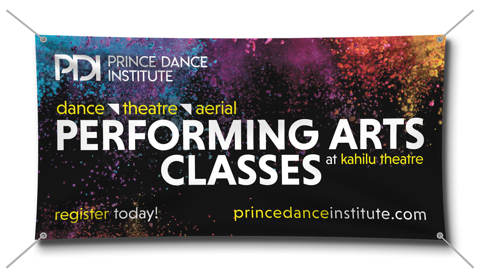 Prince Dance Institute Hanging Banner (3x6)